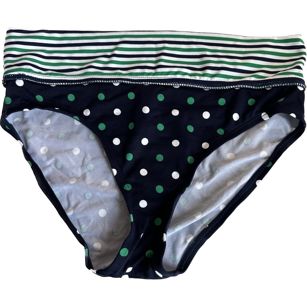 Tommy Bahama Swim Bikini Bottom Women's Size XS Parakeet  Mare Dots & Stripes